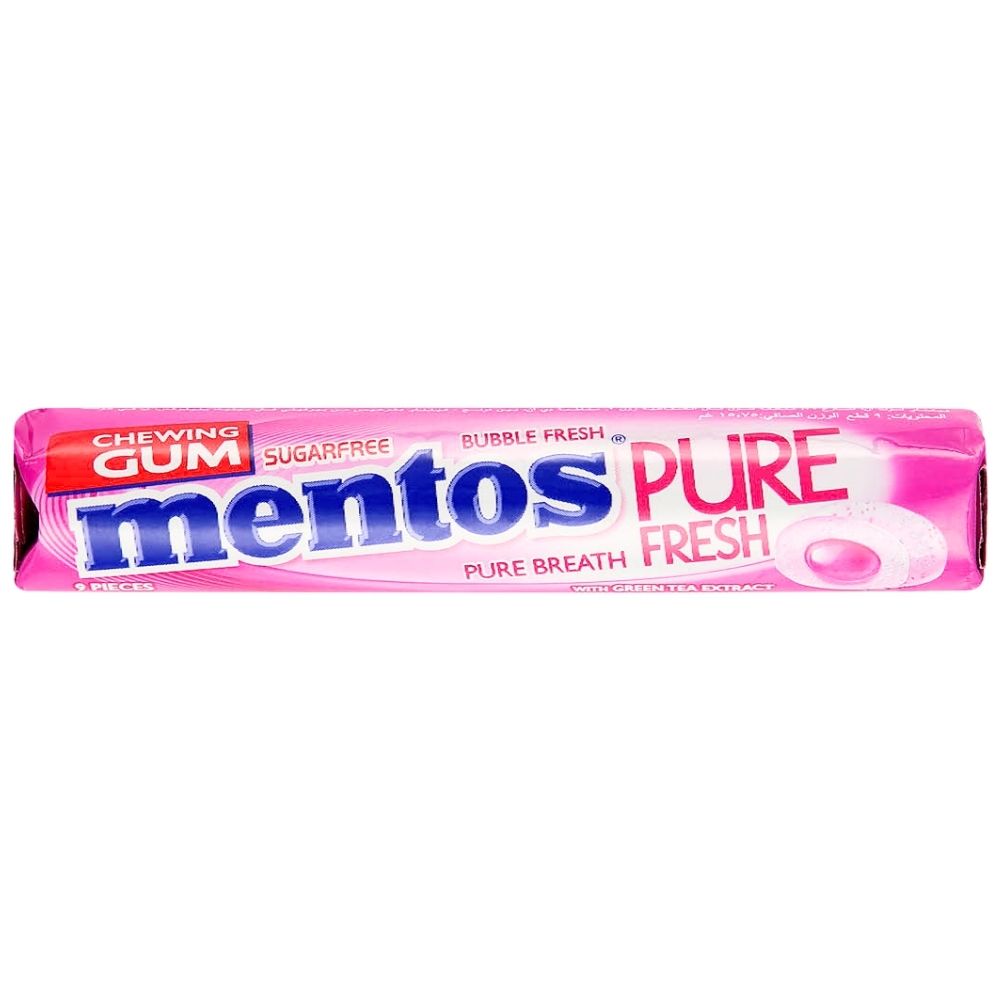 Chewing Gum Fresh Bubble SS Mentos 17 G
