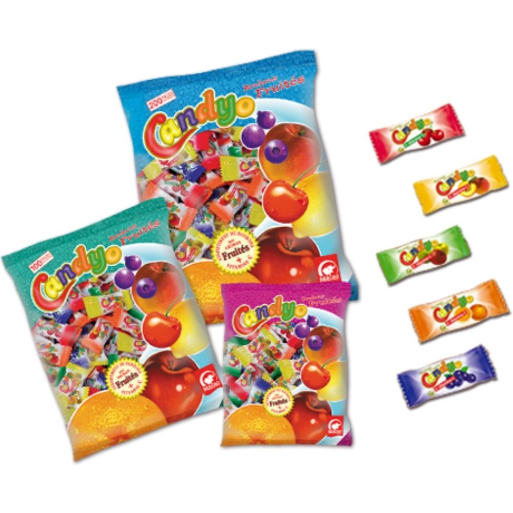 [683807] Bonbons Fruités Candyo 400 g