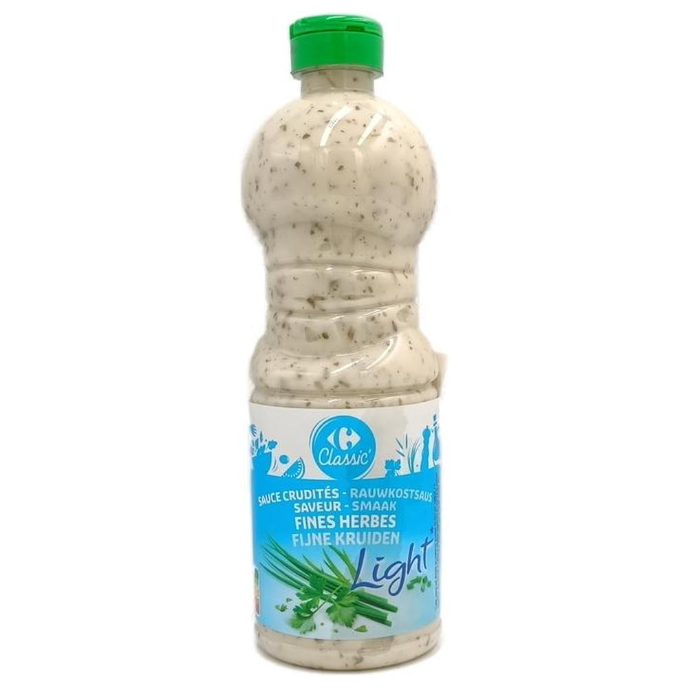 Sauce Crudités Light Saveur Fines Herbes Carrefour 500ml