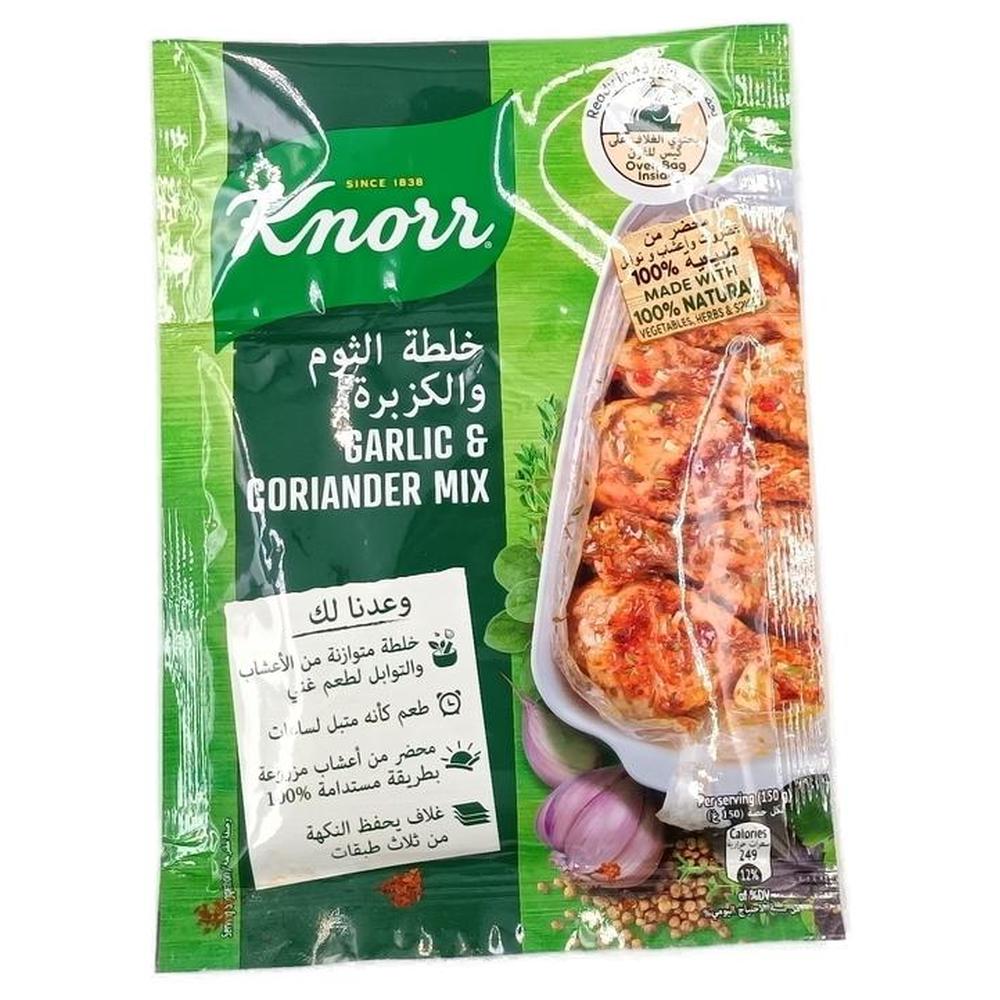 [712873] Mix Assaisonnement Poulet Ail Coriandre Knorr 34g.