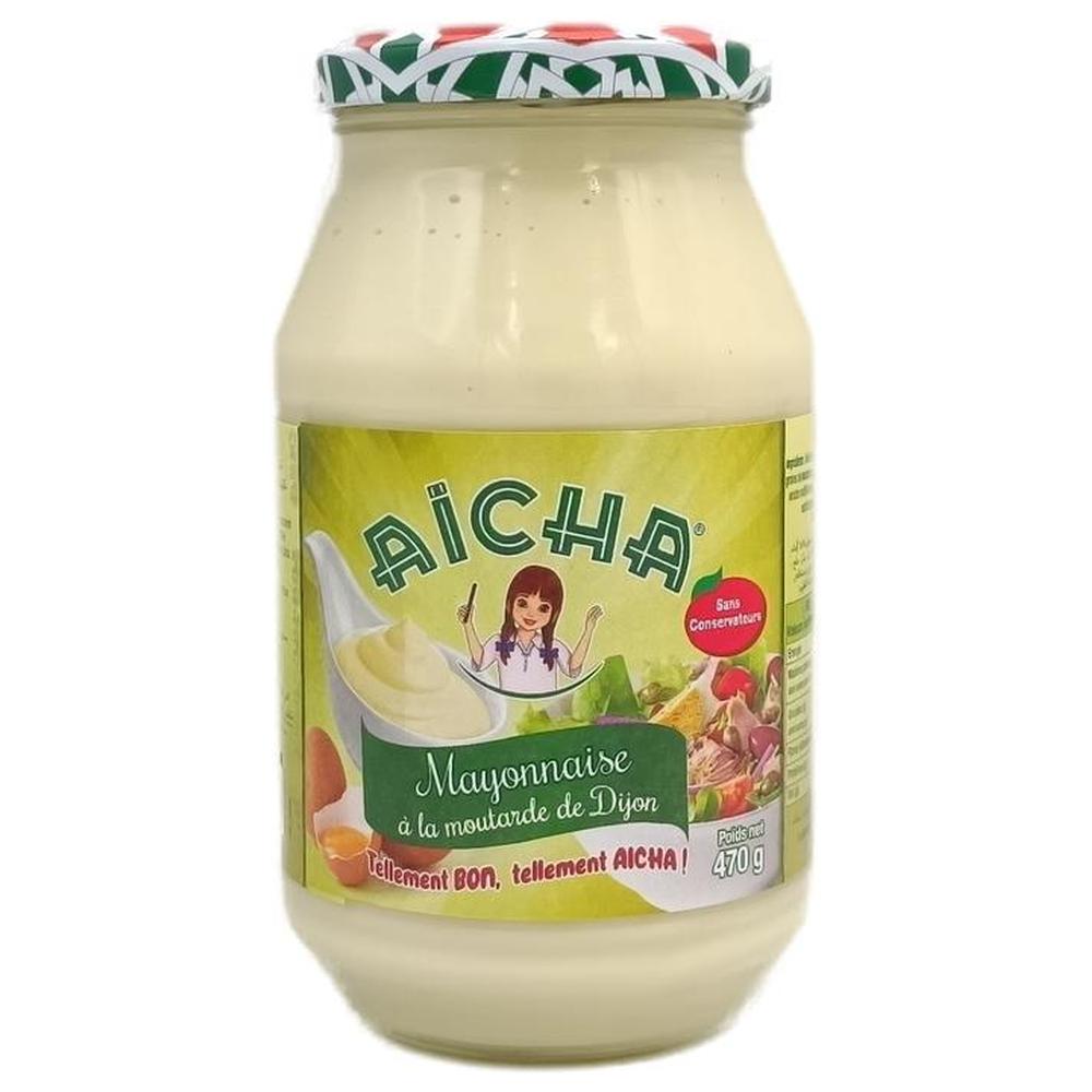 Mayonnaise à la Moutarde de Dijon Aicha 470g.