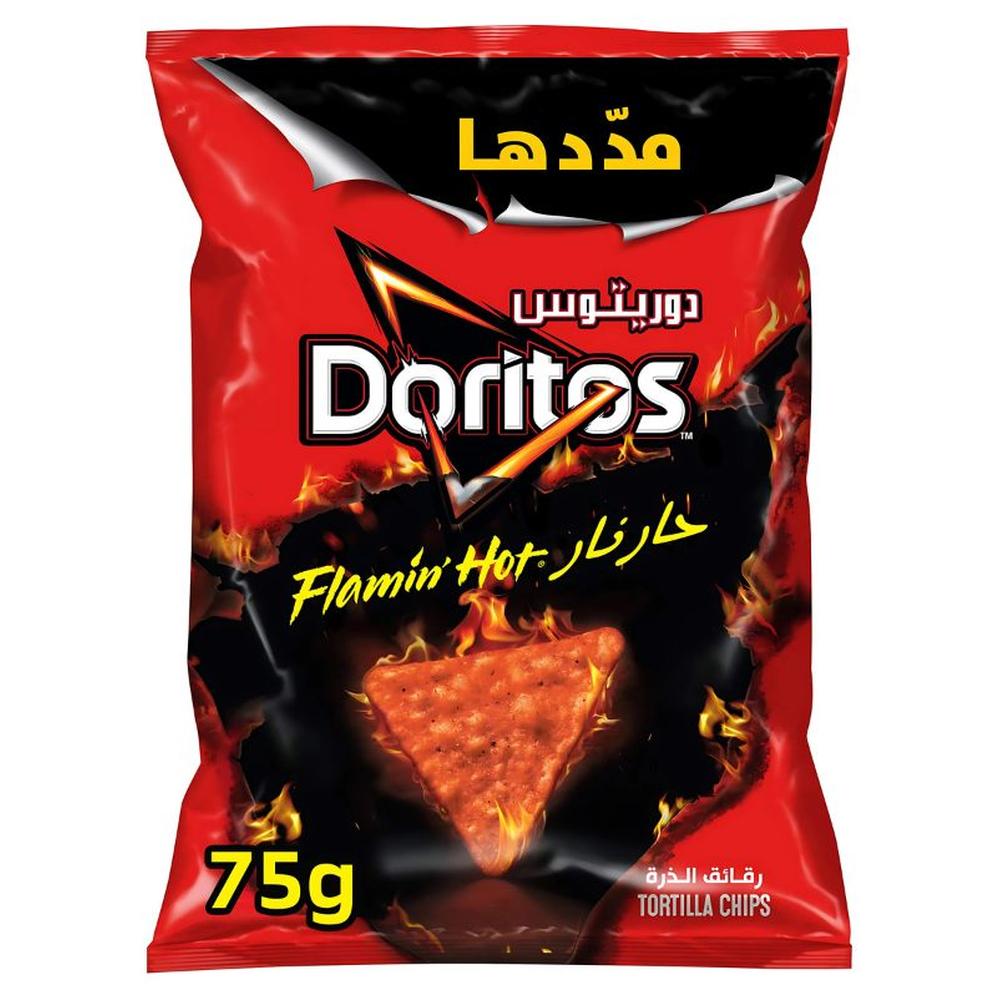 [726508] Chips Tortillas Flaming Hot Doritos 75g