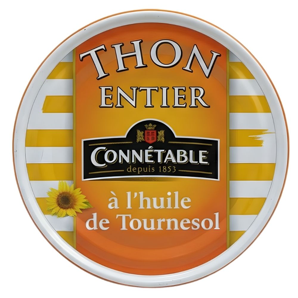 [620623] Thon Huile de Tournesol Entier Listao Connétable 160g.