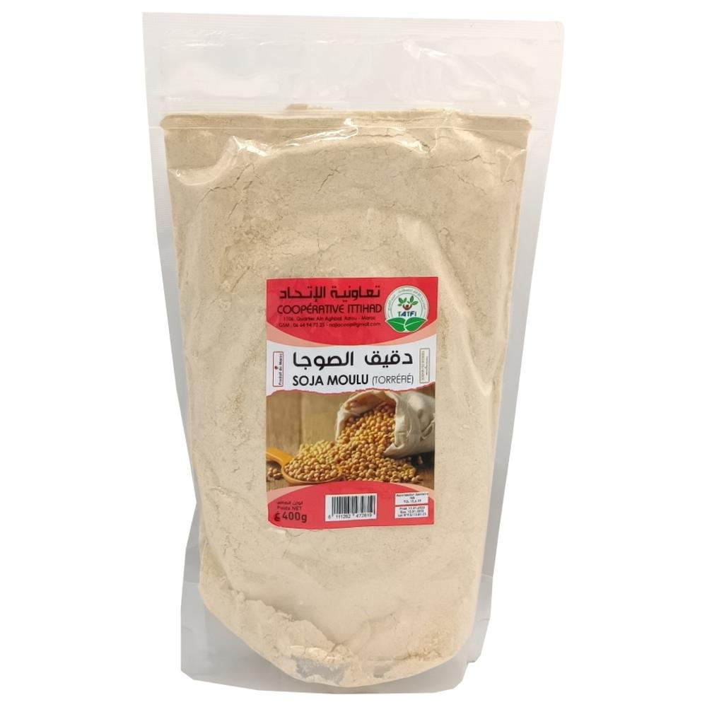 Soja Moulue Torréfiée Ittihad 400g.