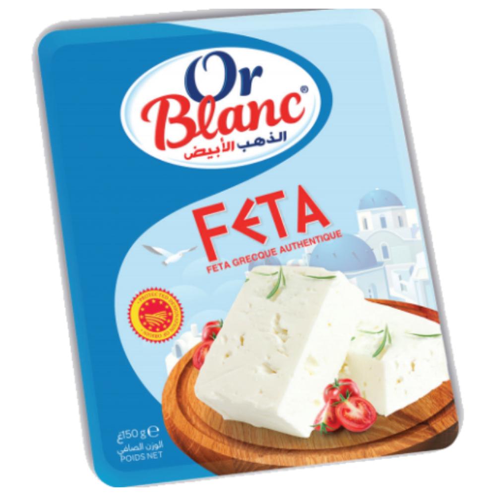 Fromage Feta Grecque Or Blanc 150g.