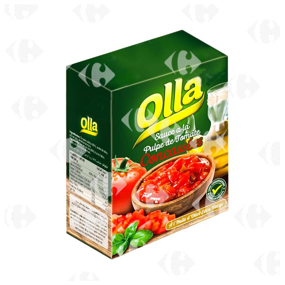 [697493] Sauce Tomate Concassée Olla 400g.