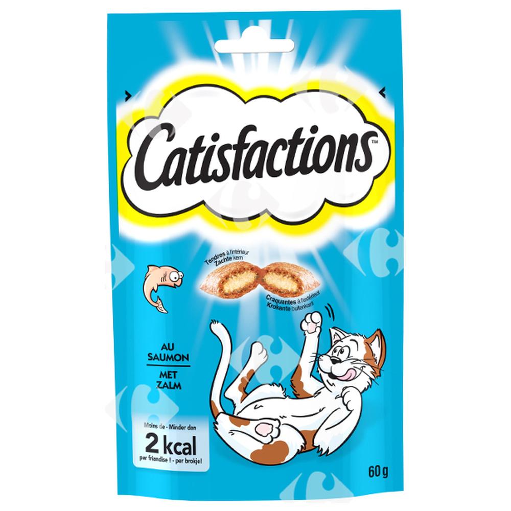 Friandises au Saumon pour Chats Catisfactions 60g