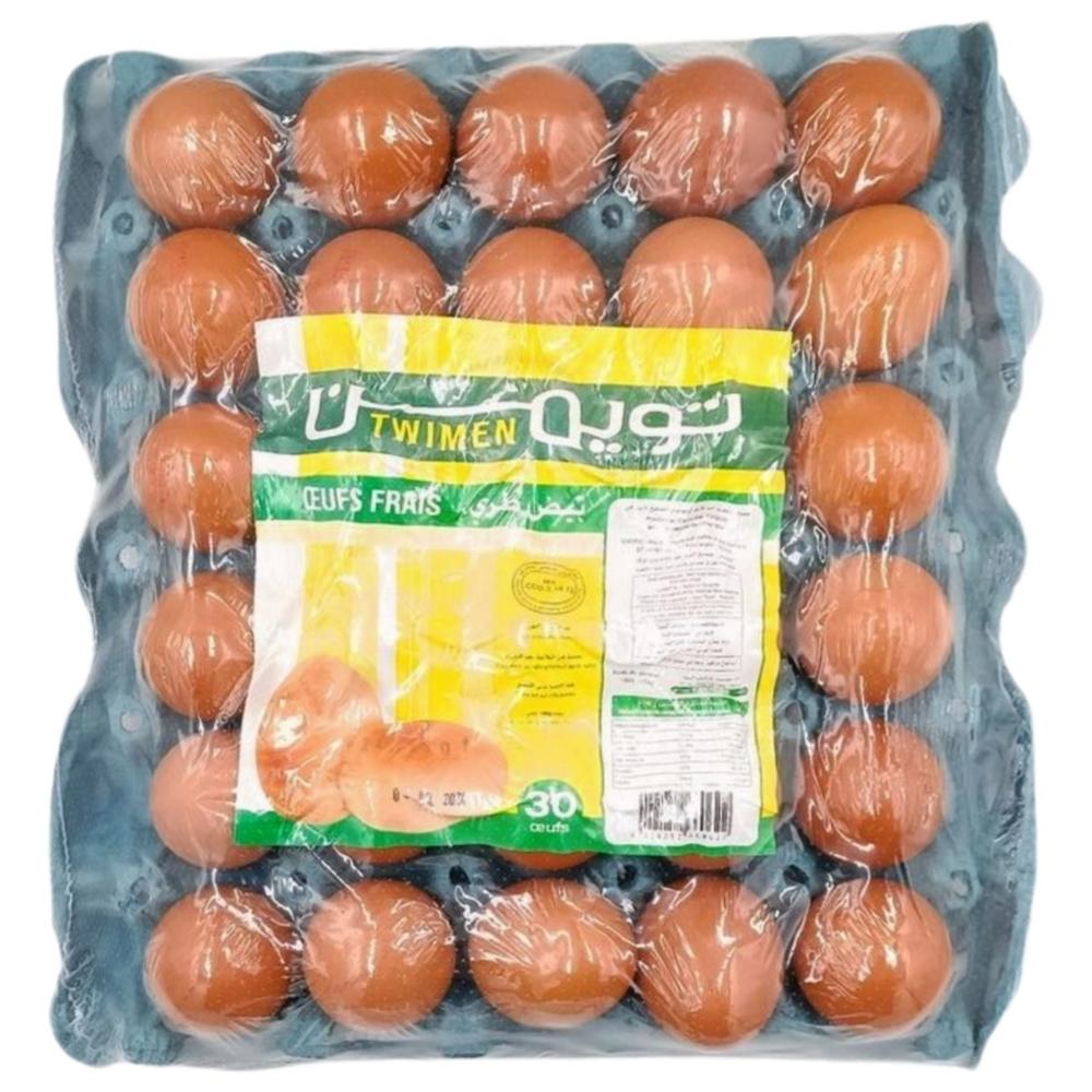 [276788] Œufs Twimen Plateau 30 unités