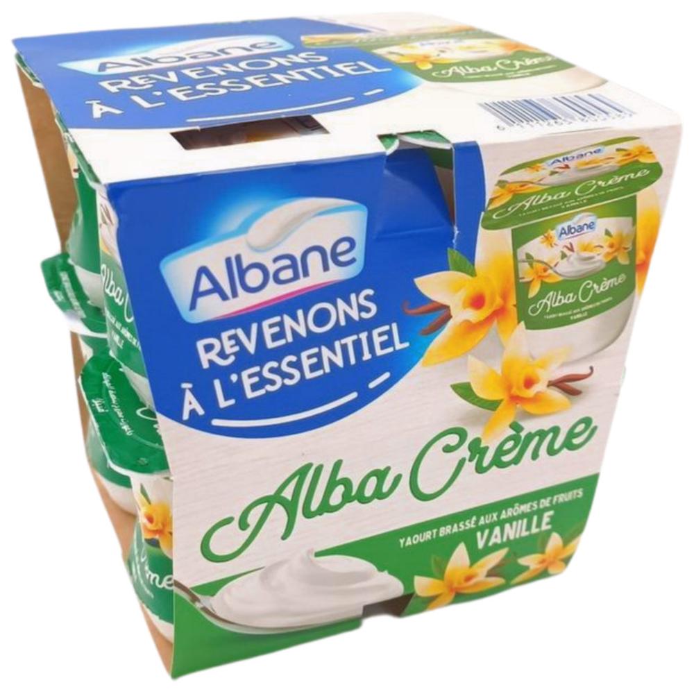 Pack Yaourt à Cuillère Brassé Vanille Albane 8x110g.