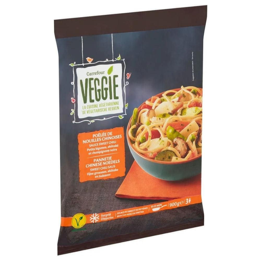 Nouilles Chinoises Sweet Chili Carrefour Veggie 900 g