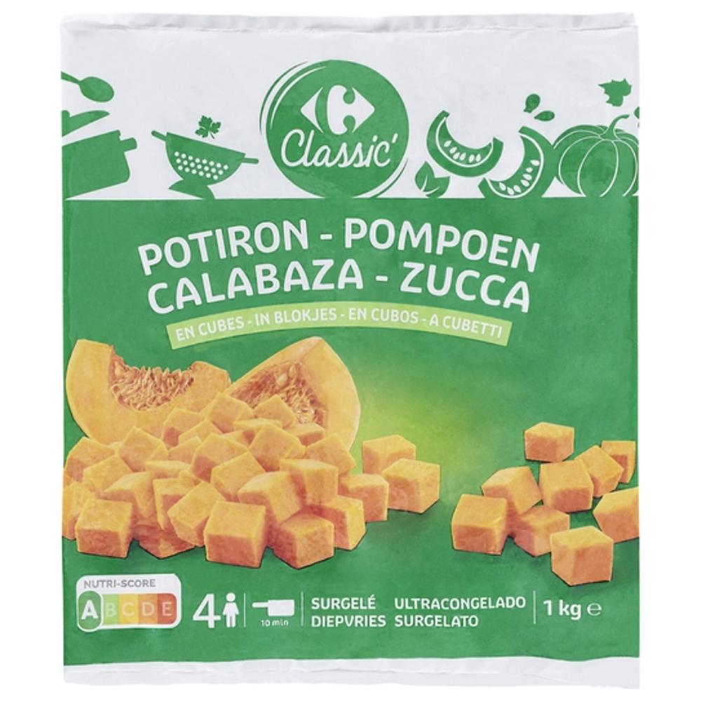 Potiron Cubes Carrefour 1kg