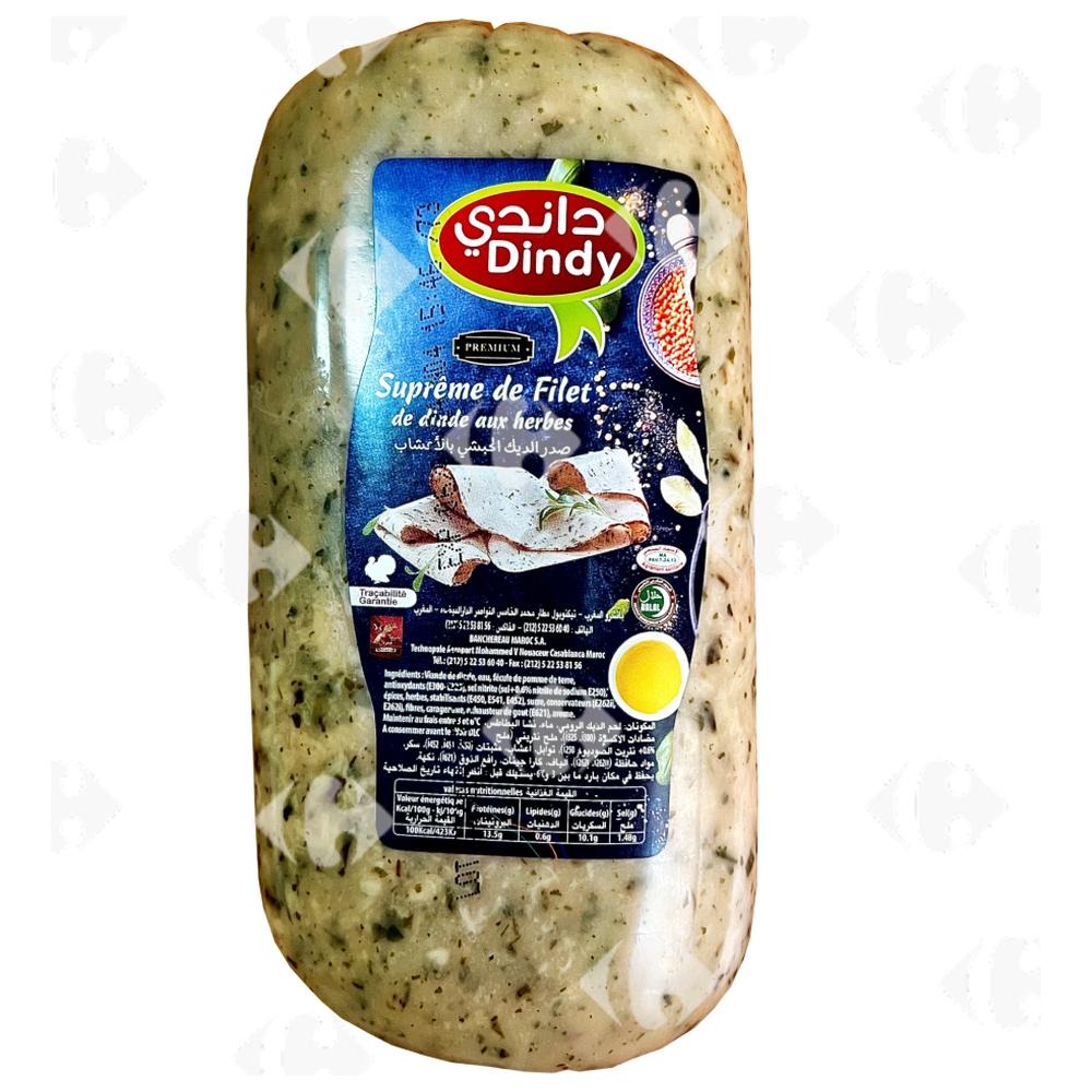 Filet de Dinde Suprême aux Herbes - Charcuterie - Dindy 100g