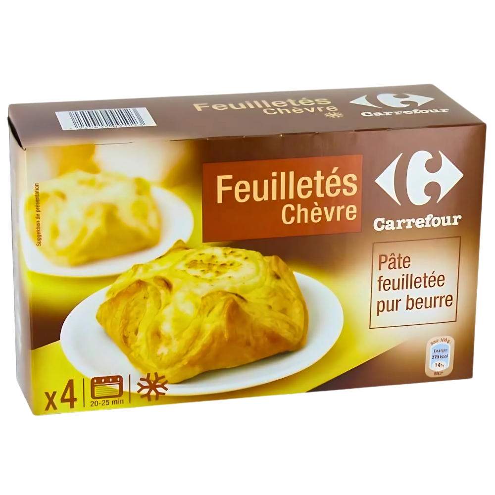 Feuilletés au Chèvre Carrefour 4x100g