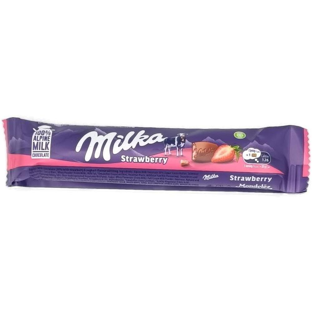 [714378] Mini Barre Chocolatée Fraise Milka 22g