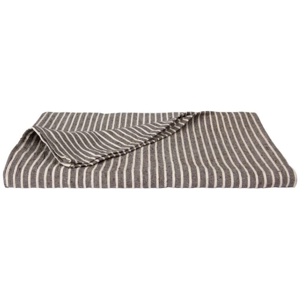 [716259] Couverture Rayures Marron Kasa 150x250cm