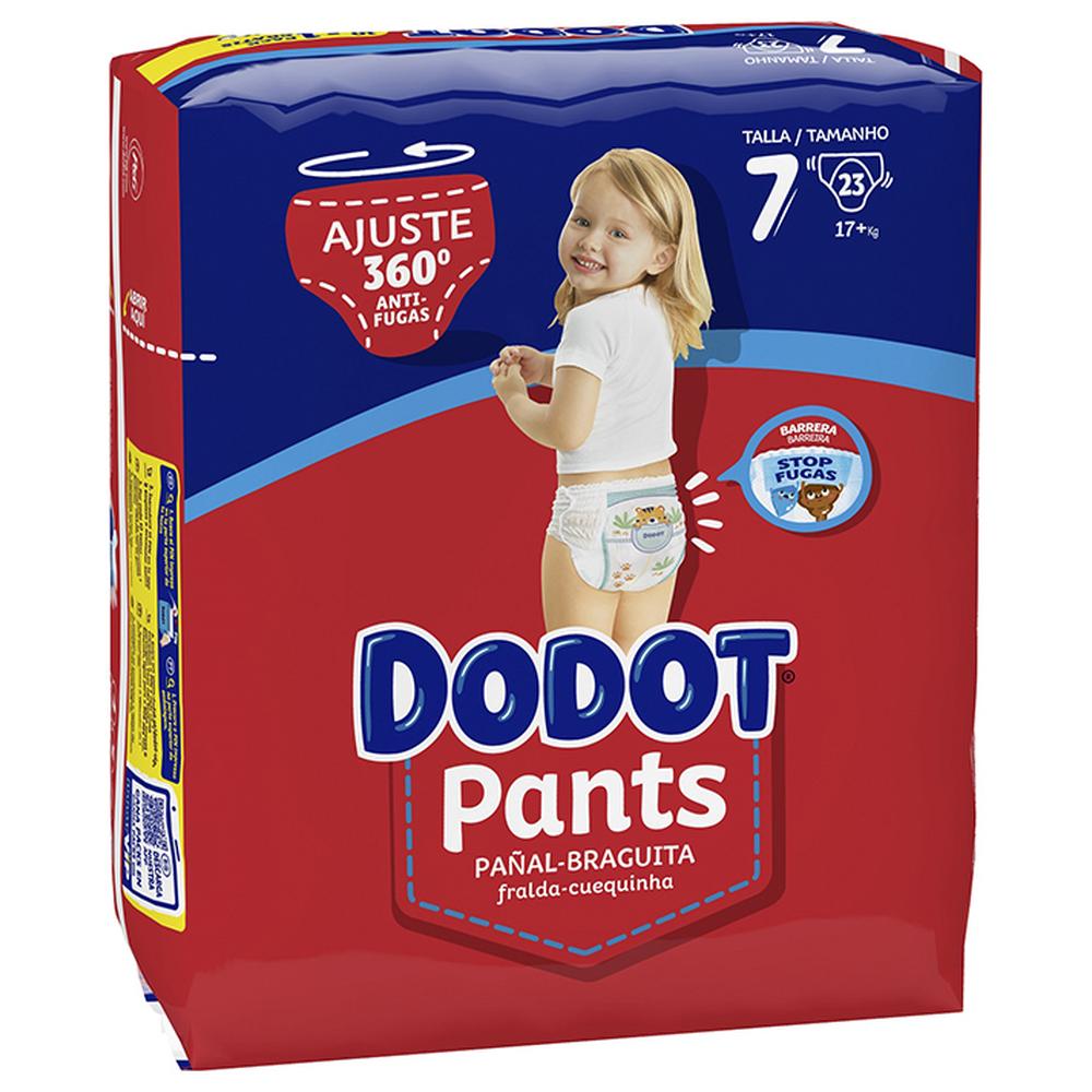 Couches-Culottes Pants Taille 7 (17kg+) Dodot 23 unités.