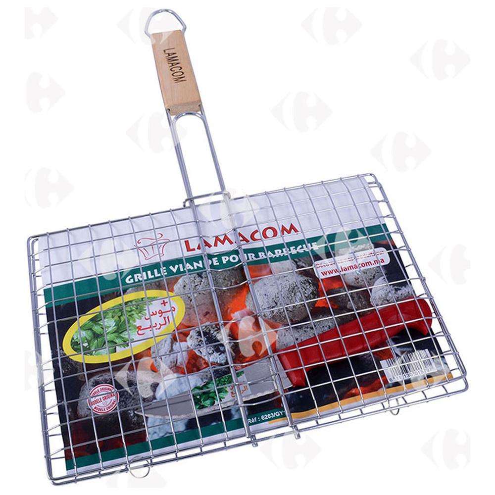 [223213] Grille de Viande pour Barbecue Lamacom + Couteau