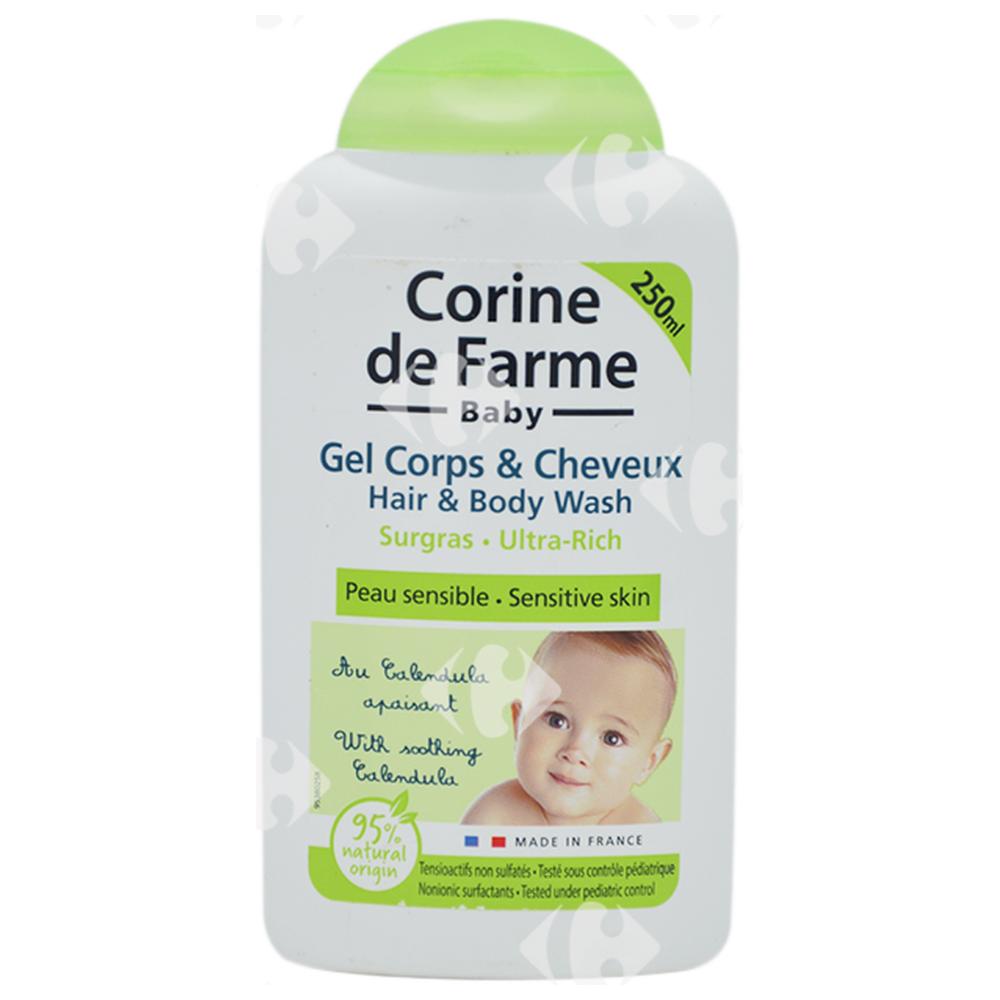 [31247] Gel Lavant Bébé Cheveux et Corps Corine de Farme 250ml