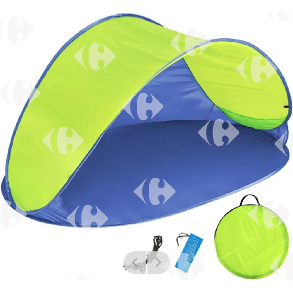 [676068] Abris de Plage Polyester 146x149x89cm