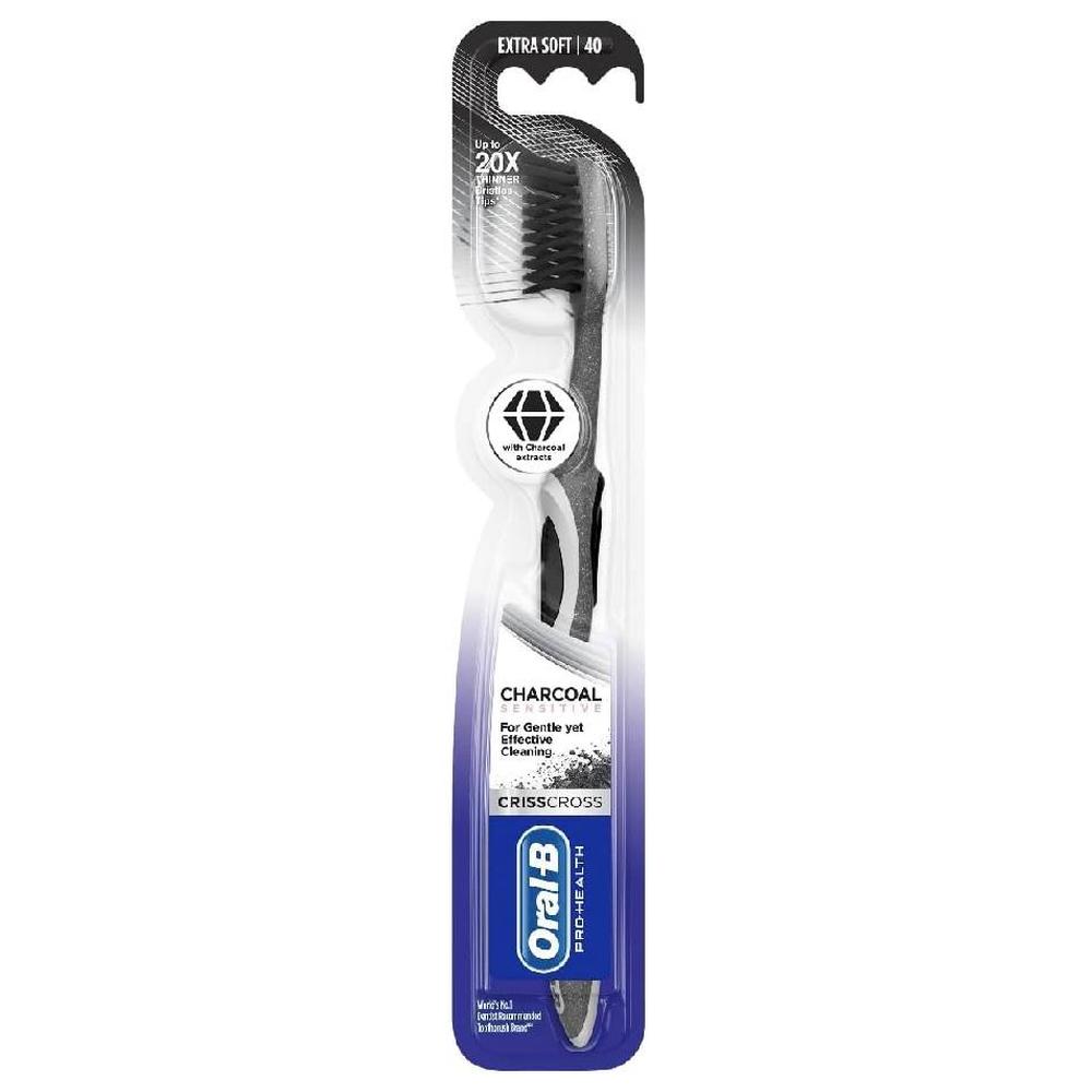 Brosse à Dents Charcoal Extra Soft Oral-B 1 unité