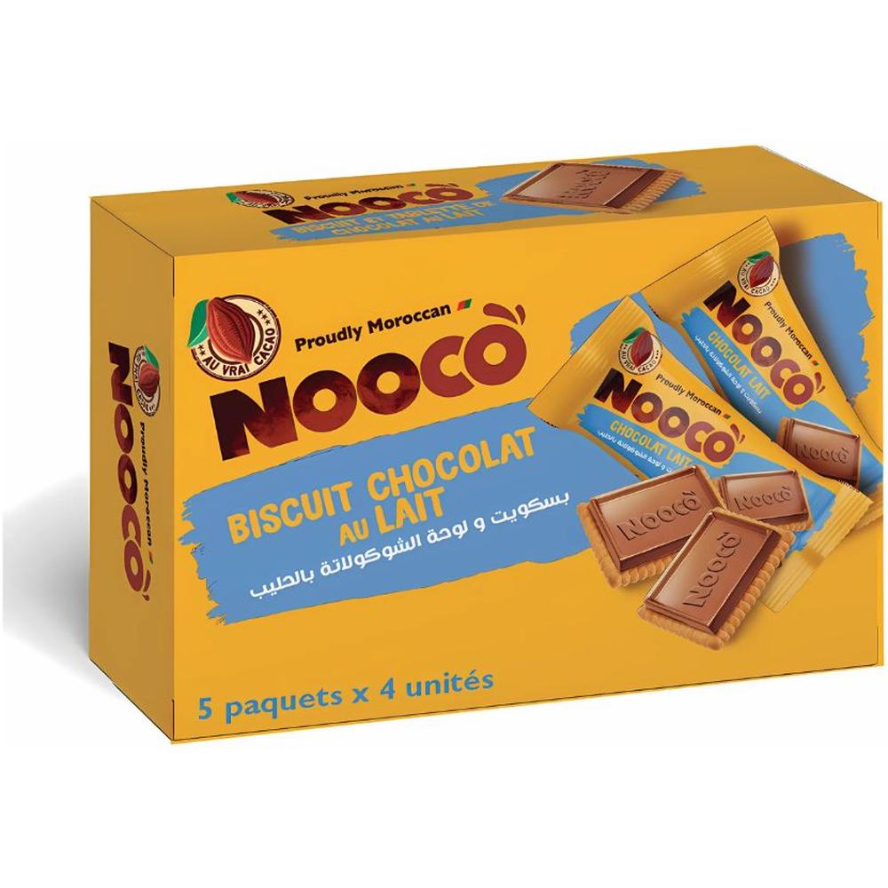 Pack Biscuits Chocolat au Lait Nooco 275g