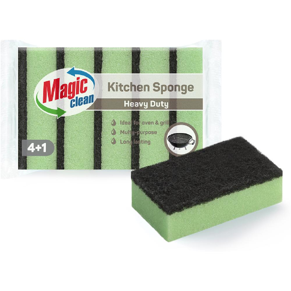 Eponges Cuisine Vertes Magic Clean 5 unités