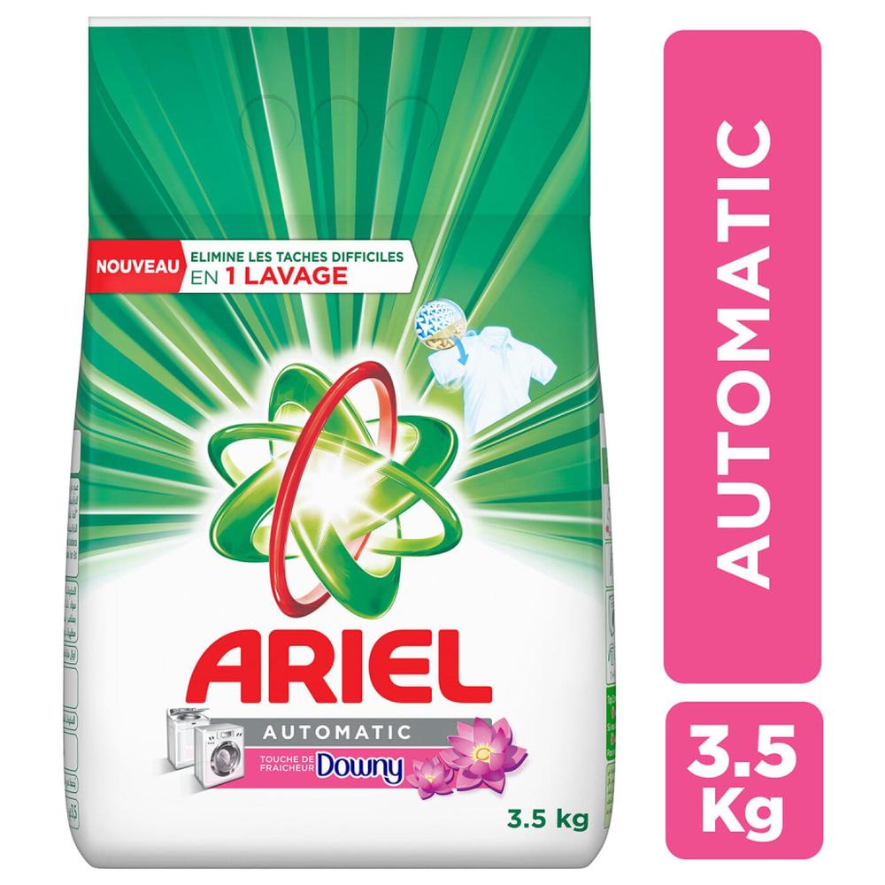 Détergent Lessive en poudre Automatique Fraicheur Downy Ariel 3.5Kg.