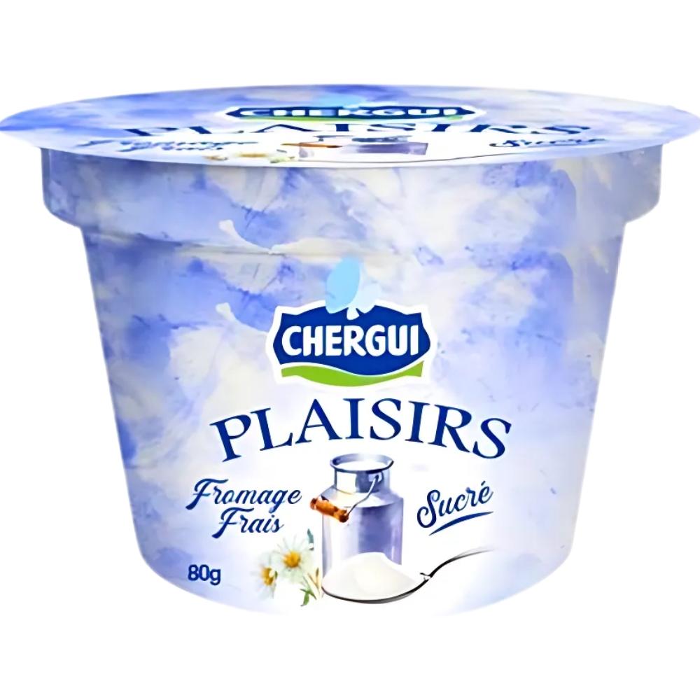 Fromage Frais Nature Sucré Plaisirs Chergui 80g