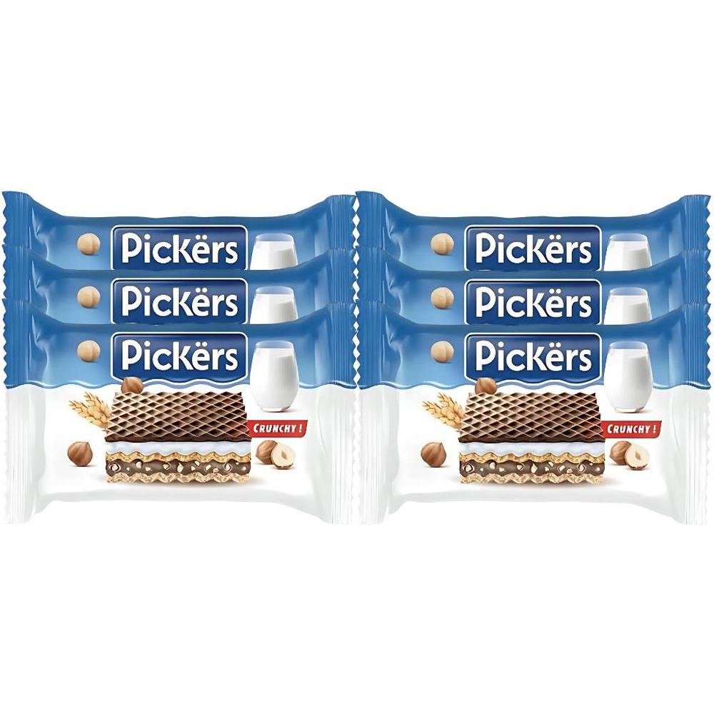 Pack Gaufrettes Choco Lait Pickers 6 unités 25g