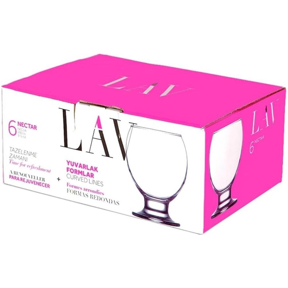 Pack de 6 Verres Nectar Lav