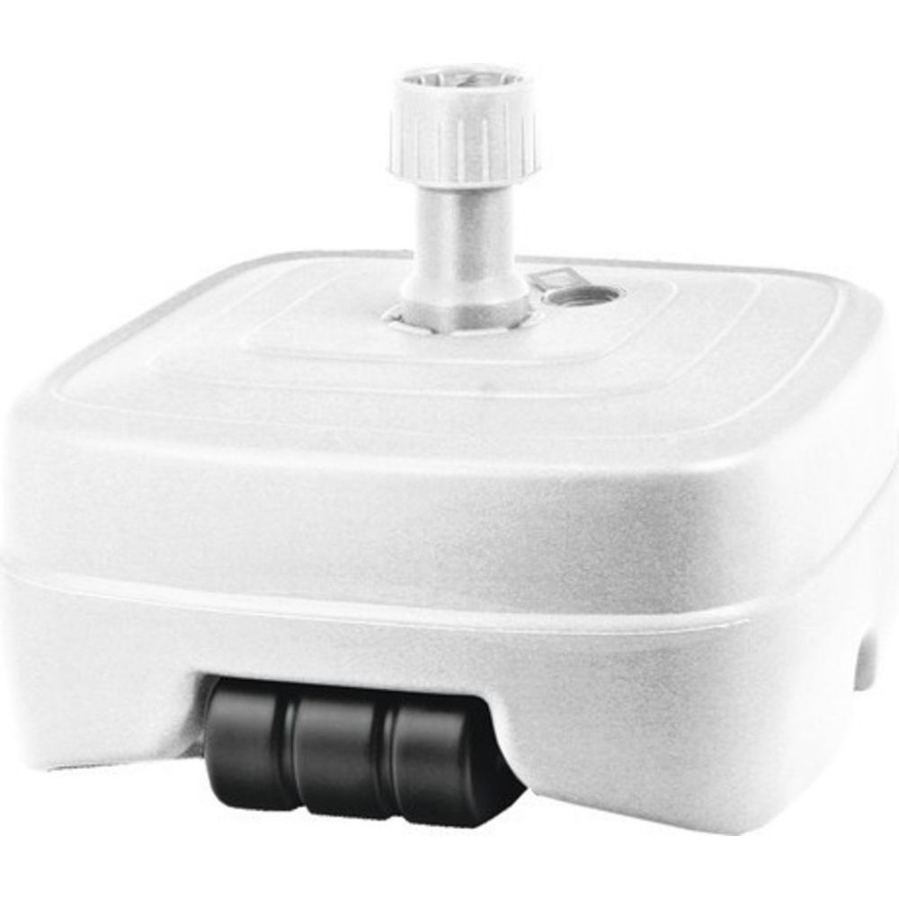 [660683] Pied de Parasol en Plastique Blanc 45 L