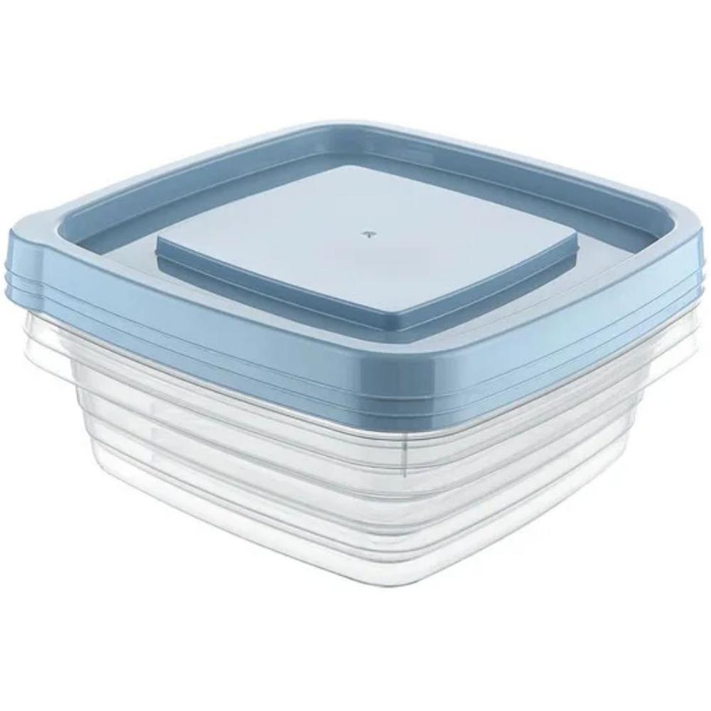 [705905] Boîte Alimentaire Carrée Eco-Fresh 990ml 3 pièces