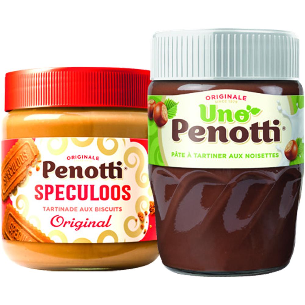 Lot de 2 Pâtes à Tartiner Speculoos 300g + MonoPenotti 350g à -50%