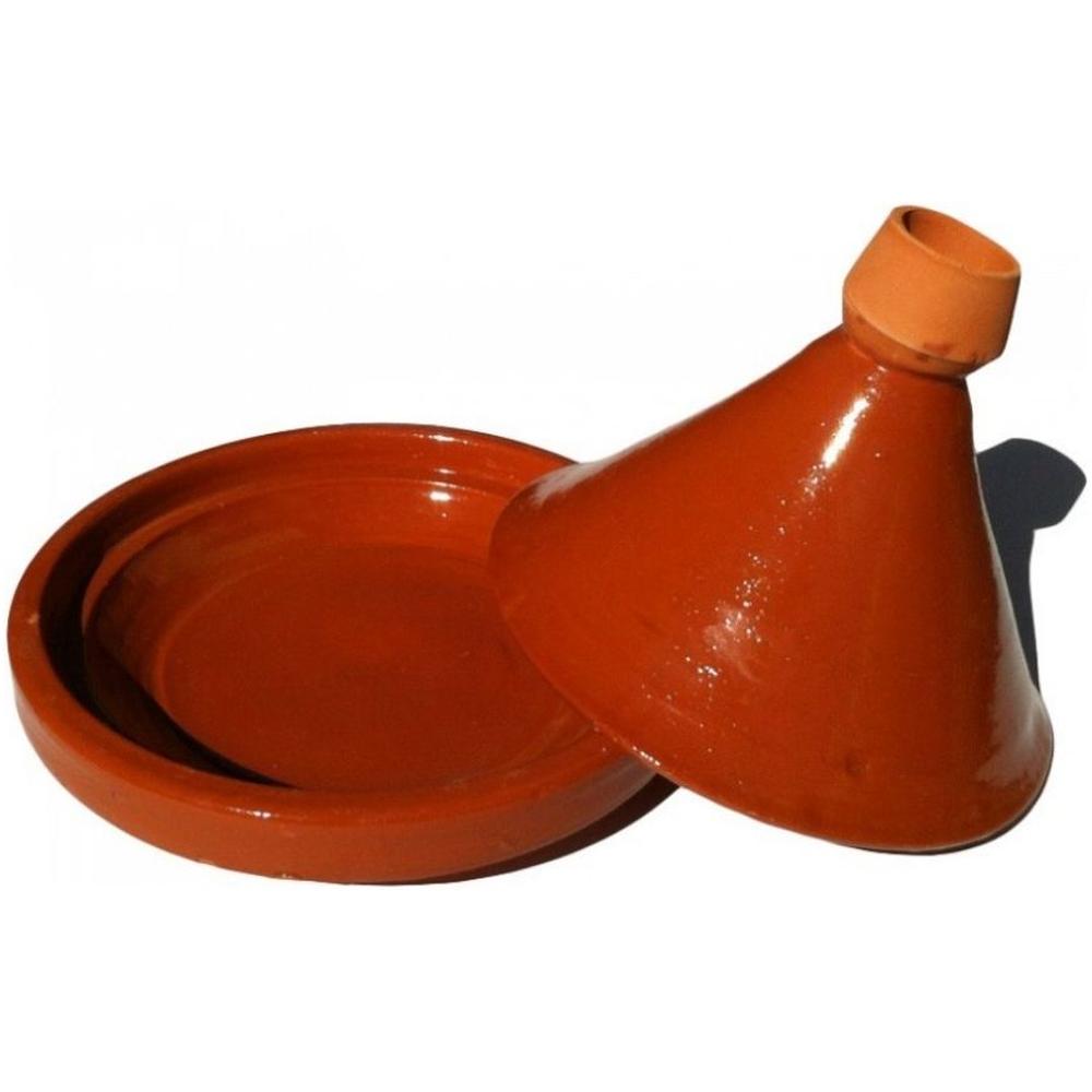 [571400] Tajine en Terre Cuite Rouge 25cm