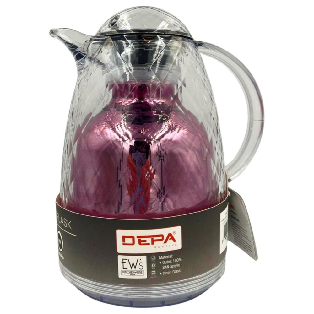 [694291] Bouteille Isotherme Acrylique Prune 1L.