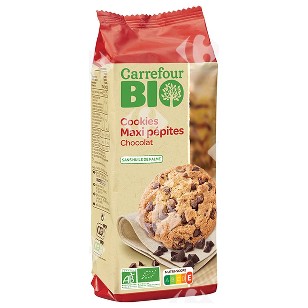 [656503] Cookies Bio Pépites de Chocolat Carrefour Bio 184g