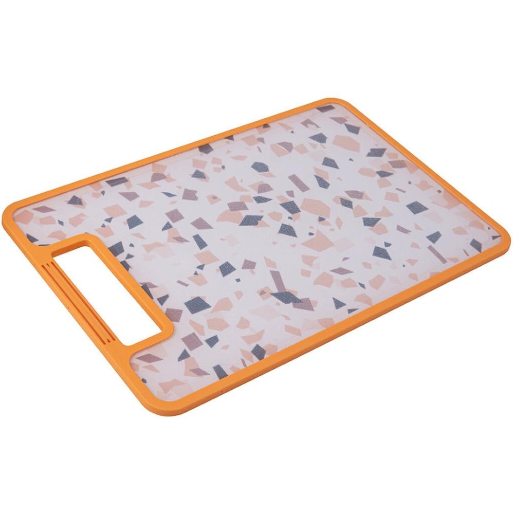 [723648] Planche à Découper en Plastique Décorée Botaniques 19x29 cm