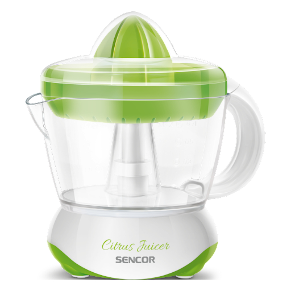 [643884] Presse-agrumes Blanc Vert Sencor 0,7L 40W.