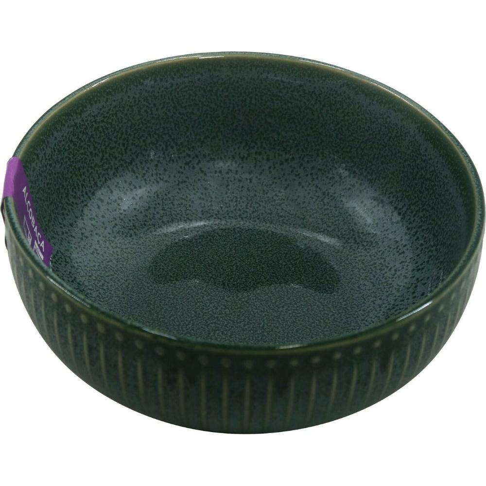 Bol Porcelaine Vert Embossé Alcobaça Kasa 15 cm