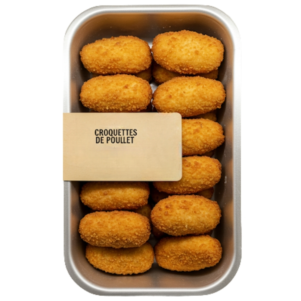 Croquettes de Poulet en Barquette 250g