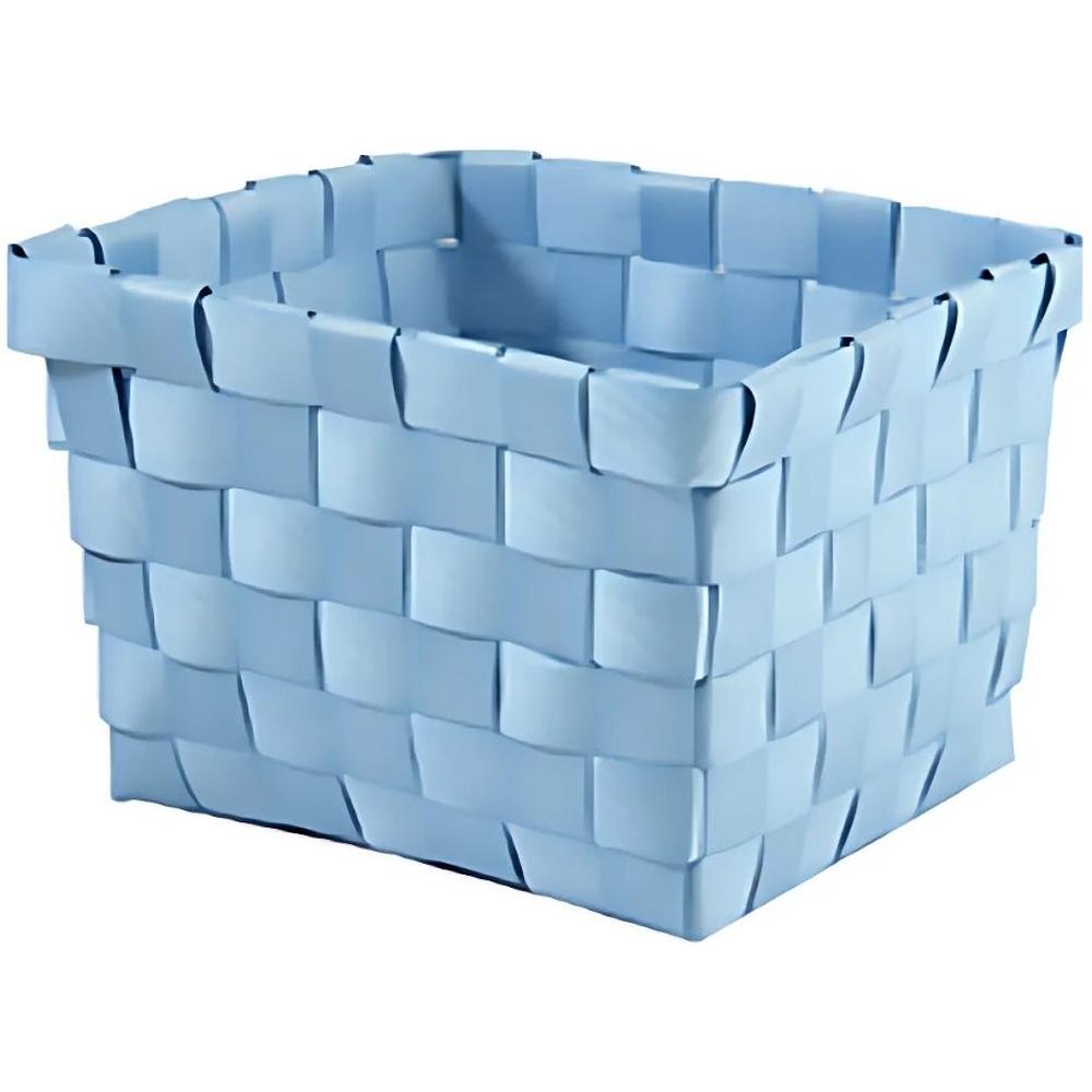 Panier de Rangement Pastel Bleu MSV 14x14x9cm
