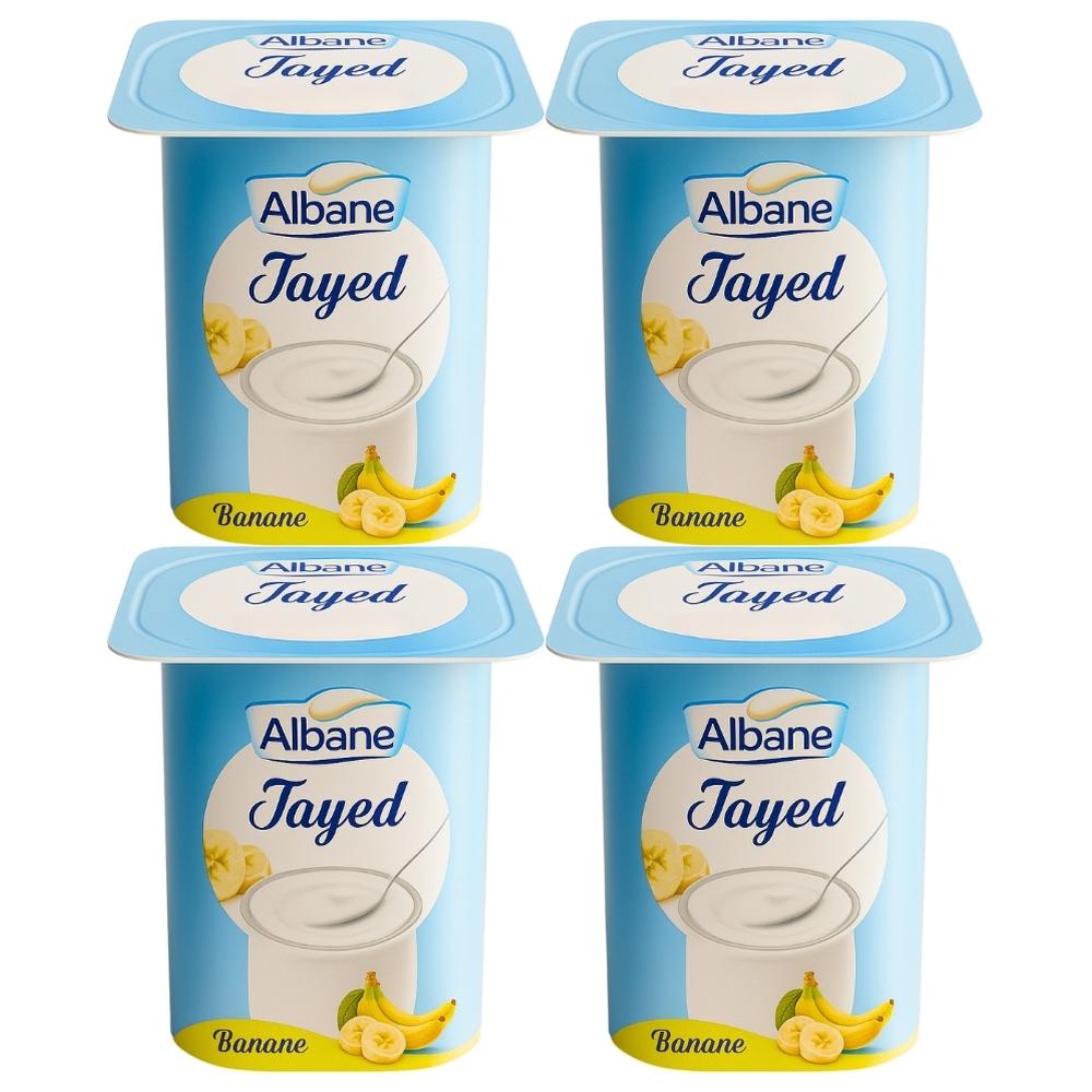 Surpack Yaourt Ferme Banane Jayed Albane 110g 8 unités