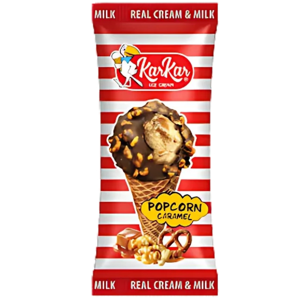 [734428] Cornet Popcorn-Caramel Kar Kar 150ml
