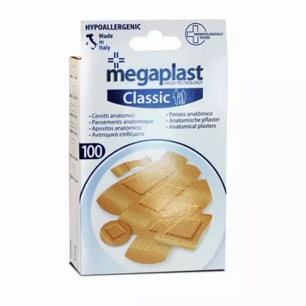 [717264] Pansements Classiques Megaplast 100 unités