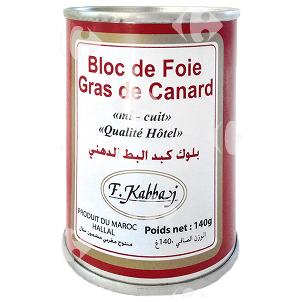 Bloc de Foie Gras de Canard 40% Morceaux - Charcuterie - Farida Kabbaj 140g