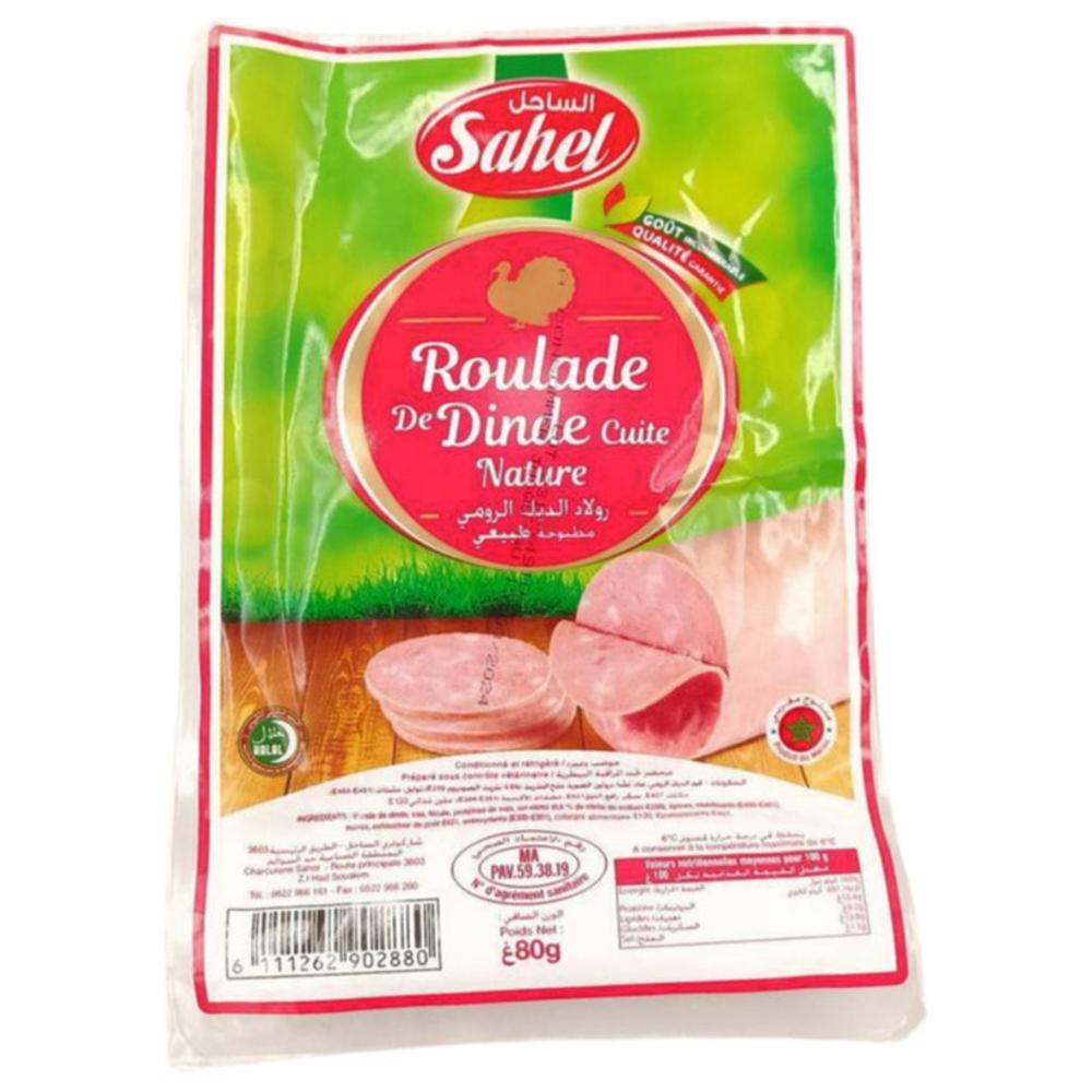 Roulade de Dinde Nature Sahel 80g.