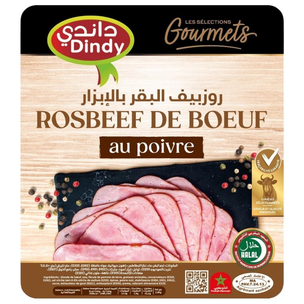 [719743] Rosebeef au Poivre - Charcuterie - Dindy 80g