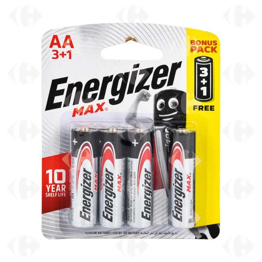 [569571] Pack de piles Max AA E91 Energizer 4 unités