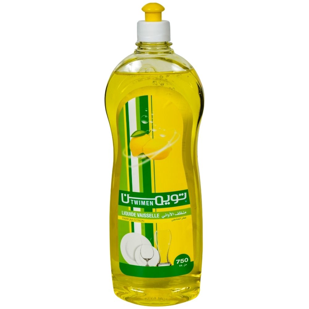 Liquide Vaisselle Citron Jaune Twimen 750 ml
