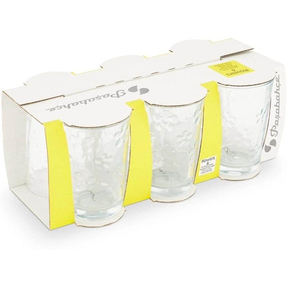 Pack de 6 Verres à Thé Fleur 20cl
